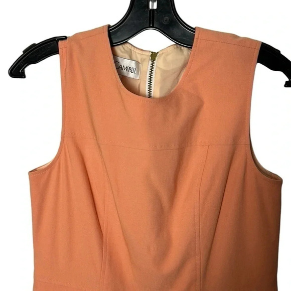 Sara Campbell dress women size 6 , coral,classy,lined, chic,dress.Career,event - Picture 7 of 12